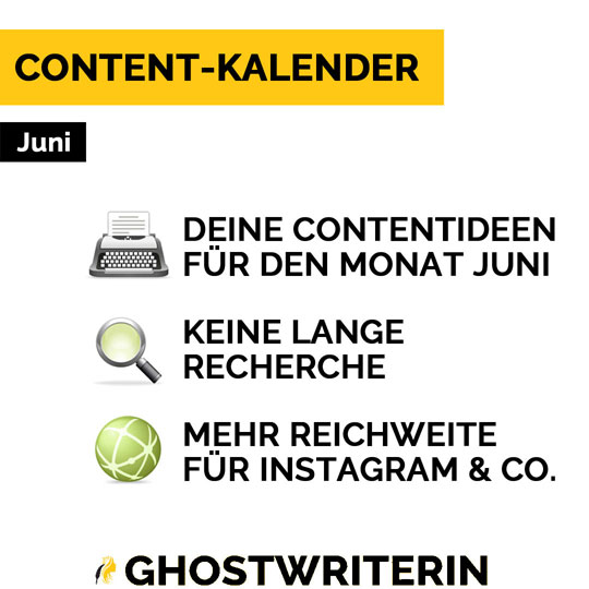 Content-Kalender Juni Seite 1